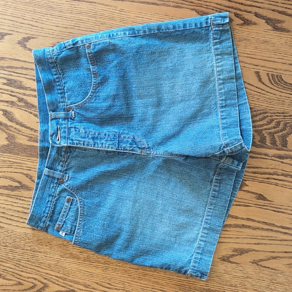 High Sierra Blue High Waist Shorts Denim Style